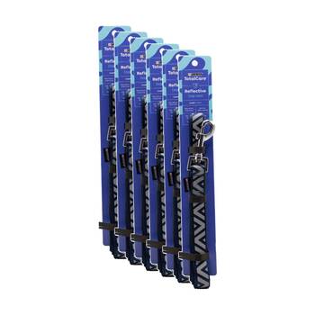 6PK Purina Total Care Nylon Webbing Heavy-Duty Snap Hook Dog Lead 120cm Assorted