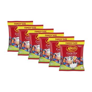 6PK Allen's Chew Mix 335g Party Favours Candy/Lollies/Gummies
