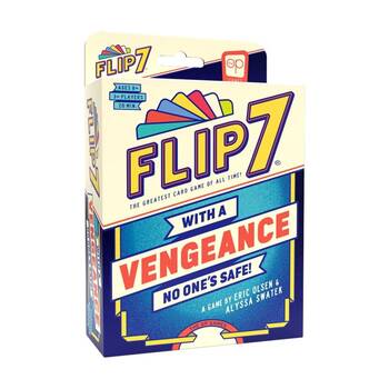 The Op Flip 7 With A Vengeance Card Game Special Cards 3+ Players Ages 8+