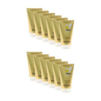 12PK Dove Gradual Self Tan For Face & Body Light To Medium Result 75ml