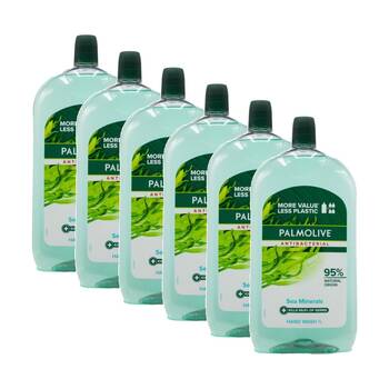 6PK Palmolive Antibacterial Hand Wash Refill Bottle 1L Sea Minerals