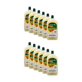 12PK Palmolive Antibacterial Hand Wash Refill Bottle 1L Vitamin E Milk & Honey