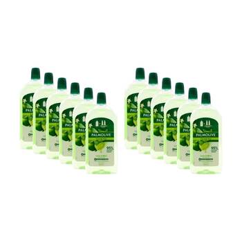 12PK Palmolive Foaming Antibacterial Cleansing Handwash Refill Lime & Mint 500ml