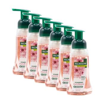 6PK Palmolive Naturals Nourishing Foaming Hand Wash 250mL Cherry Blossom