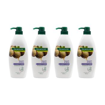 4PK Palmolive Smooth & Shine Macadamia Keratin Conditioner For Frizzy Hair 700ml