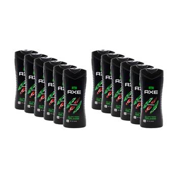 12PK Axe 3 In 1 Wash Body Face Hair Africa Fresh Clean Fragrance 400mL