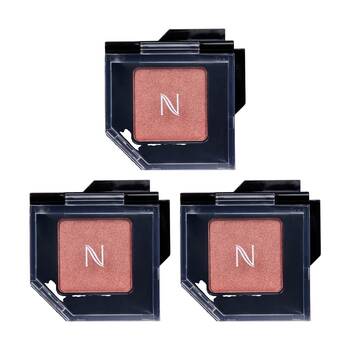 3PK Natio Eyeshadow Single Colour Compact Cosmetic Makeup Product Copper 1g