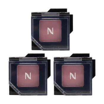 3PK Natio Eyeshadow Single Colour Compact Cosmetic Makeup Product Mauve 1g