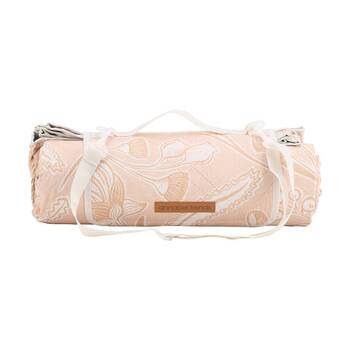 Annabel Trends Picnic Mat Trailing Natives Tan W/ Extendable Strap 2x2m