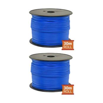 2PK Doss 30M Blue Hookup Wire/Cable Sold As A Reel Electrical Wire Cable