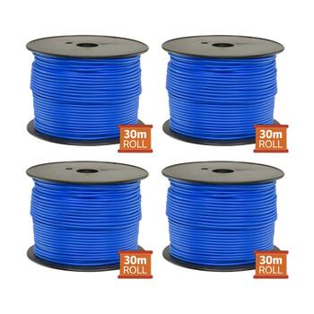 4PK Doss 30M Blue Hookup Wire/Cable Sold As A Reel Electrical Wire Cable