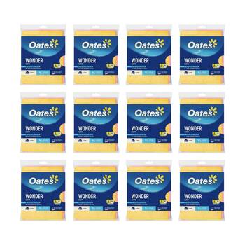 12x3pc Oates Wonder Cloth Natural Fibre Super Absorbent Multi-Purpose
