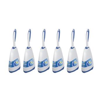 6PK Oates Hi-Genie Toilet Tidy Set Hygienic Brush With Ergonomic Handle