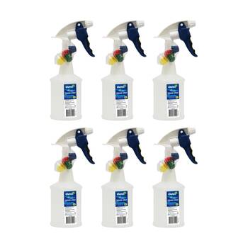 6PK Oates Trigger Spray Bottle Heavy Duty High Output Assorted 500ml