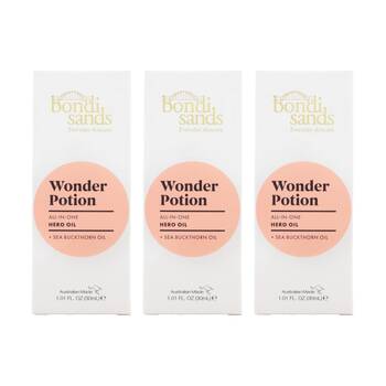 3PK Bondi Sands Wonder Potion Hyaluronic Acid Serum Hydrating Skin Care 30ml