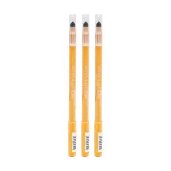 3PK Revolution Streamline Waterline Eyeliner Pencil Makeup Orange 1.3g