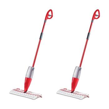 2PK Vileda ProMist Max Flip Spray Mop Reusable Double-Sided Microfibre Pad