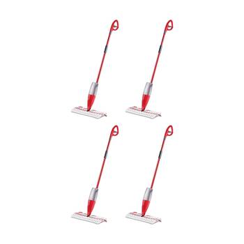 4PK Vileda ProMist Max Flip Spray Mop Reusable Double-Sided Microfibre Pad