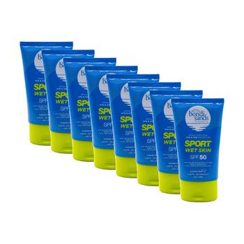 8x Bondi Sands Broad Spectrum UVA UVB Protection Sport Wet Skin SPF50 125mL
