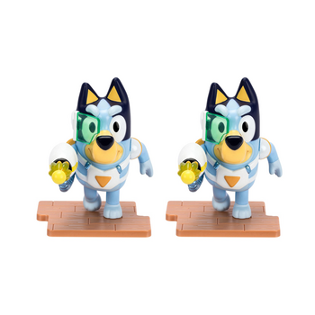 2PK Bluey Studio Collection Premium-Quality Kids Collectible Figure 8y+ Assorted