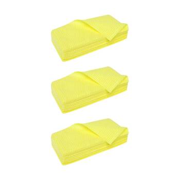 3x 20pc Edco Absorbent Merriwipe Solvent Resistant Heavy Duty Wipes Yellow