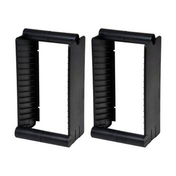 2PK Fischer Plastic 15 Unit Bluray Rack / Stand Blu-Ray Disc Blu-ray Holder