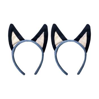 2PK Rubies Bluey Muffin Ears Headband Costume Dress Up Party Accessory