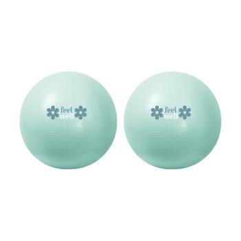 2PK Annabel Trends Feel Well Green Fitness/Exercise Gym Ball 55cm
