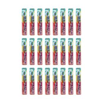 24PK Colgate Toothbrush Advances 360 Medium Bristles Effective Clean
