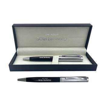 Gibson Gifts 50th Birthday Pen Stationery Writing Instruments