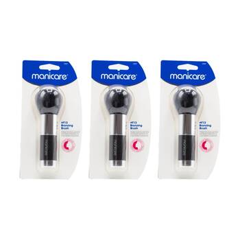 3PK Manicare Complexion Bronzing Brush Make Up Tool For Soft Bristles F13