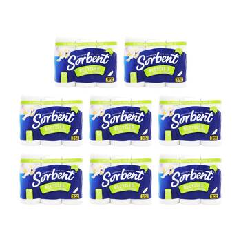 8x 12pc Sorbent Toilet Roll Paper Set 3 Ply Recycled Toilet-Paper