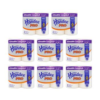 8PK Handee Paper Towel 2 Pack 120 Sheets Per Roll 6 Layers 22cm x 20cm Pro