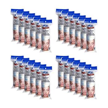 24x 80pc Wish Ultra Round Pure Cotton Pads Hypoallergenic Absorbent