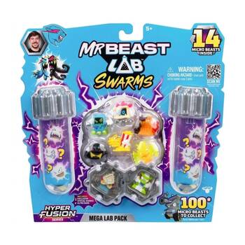 14pc MrBeast Lab Swarms S3 Mega Micro Beasts Collectible Assorted