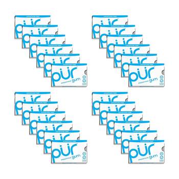 24x 9pc Pur Peppermint Flavour Aspartame & Sugar Free Chewing Gum 12.6g