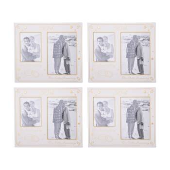 4PK Gibson Gifts 50th Annivers Collage Frame R Home Decor Photo Frames