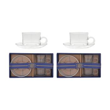 2x 2pc Gibson Gifts Gents Society Espresso Cup Dinnerware/Serveware Kitchenware