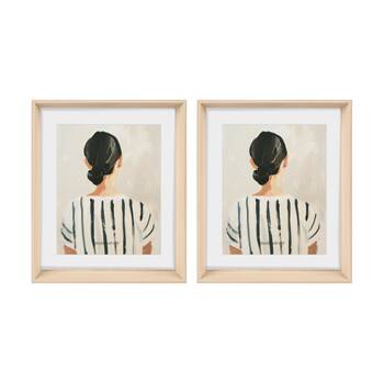 2PK Gibson Gifts Natural Ash Photo Frame 8x10 Home Decor Frames Rectangular