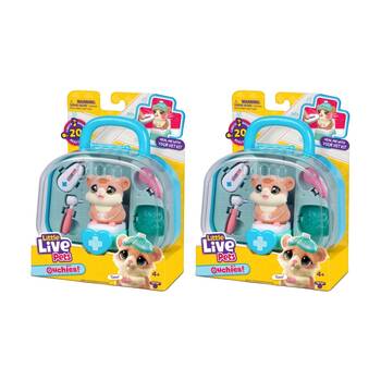 2PK Little Live Pets Ouchies Series 2 Vet Kit Kids Toy 4y+ Assorted