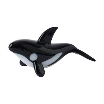 Gibson Gifts Artisan Glass Orca Home Decoration Sculptures/Figurines