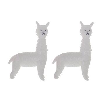 2PK Gibson Gifts Artisan Glass Alpaca Home Decoration Sculptures/Figurines