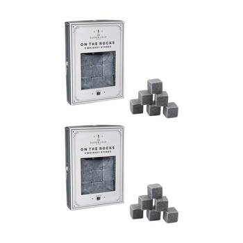 2PK Gibson Gifts Dapper Chap Whiskey Stones Drinkware/Barware Icy Cubes