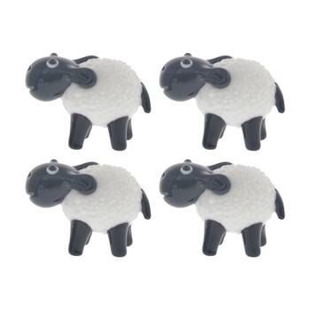 4PK Gibson Gifts Artisan Glass Sheep Home Decoration Sculptures/Figurines