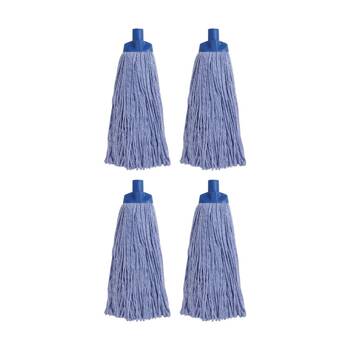 4PK Edco Enduro High Absorbency Heavy Duty Durable Yarn Mop Blue 400g