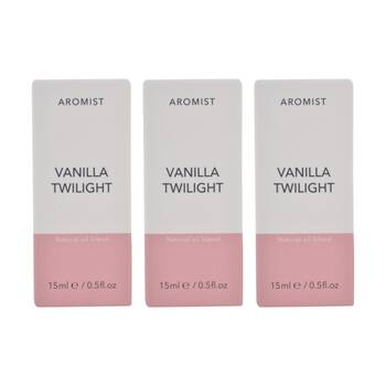 3PK Gibson Gifts Aromist Oil Vanilla Twilight Natural Remedies Aromotherapy