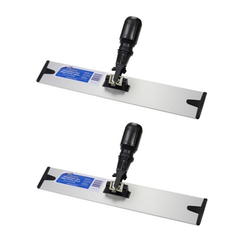 2PK Edco Enduro Swivel Mechanism Aluminium Flat Mop Lightweight Frame 40cm