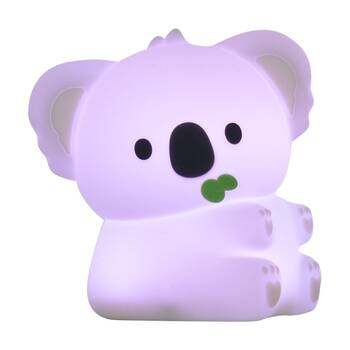 Gibson Gifts Koala LED Night Light Rechargeable Silicone Grey
