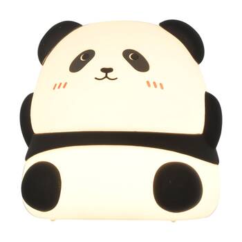 Gibson Gifts Panda LED Night Light Rechargeable Silicone White Black