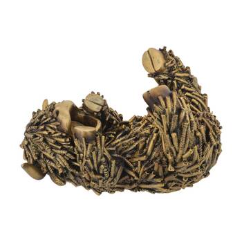 Gibson Gifts Shaggy Cow Wine Time Highland Bottle Holder Bronze
